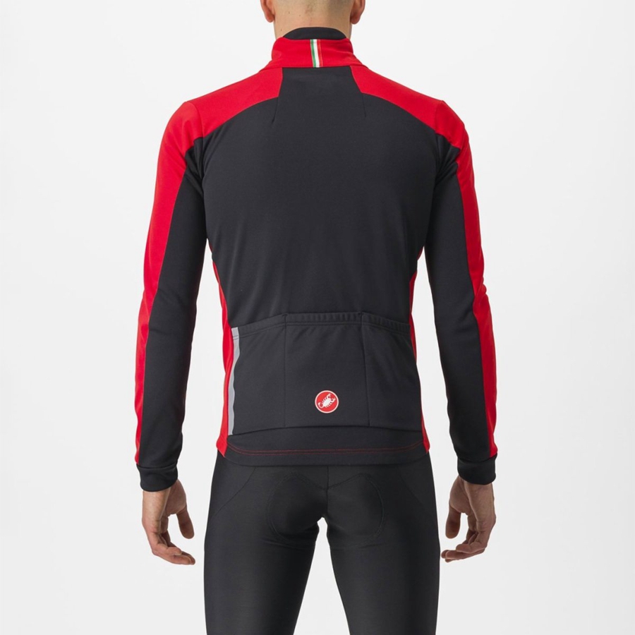 Chamarras Castelli ENTRATA Hombre Rojos Negros Negros | 903248-TRJ