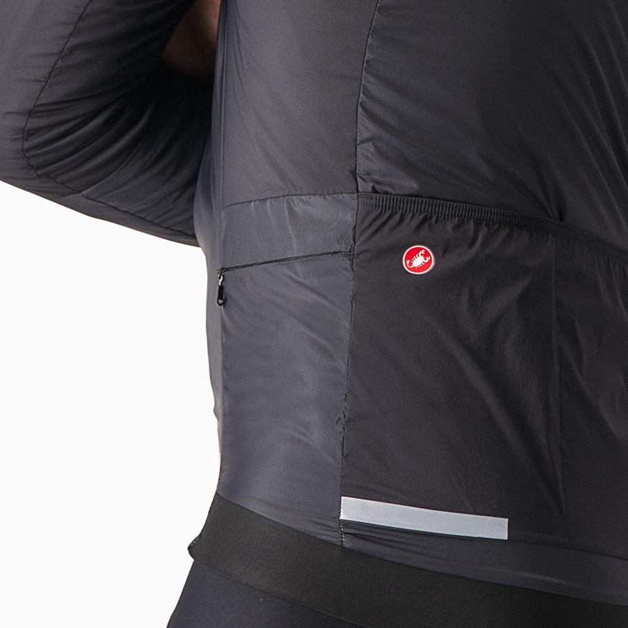 Chamarras Castelli FLY THERMAL Hombre Negros | 417923-QVJ