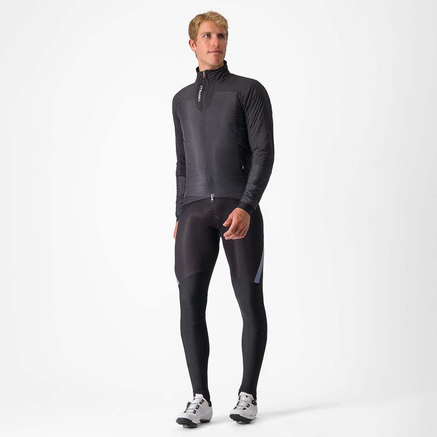 Chamarras Castelli FLY THERMAL Hombre Negros | 417923-QVJ