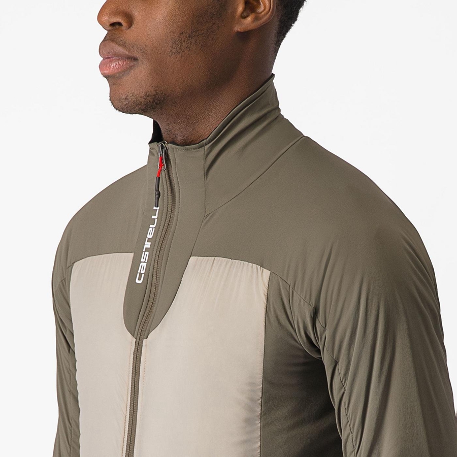 Chamarras Castelli FLY THERMAL Hombre Verdes | 852639-OQR