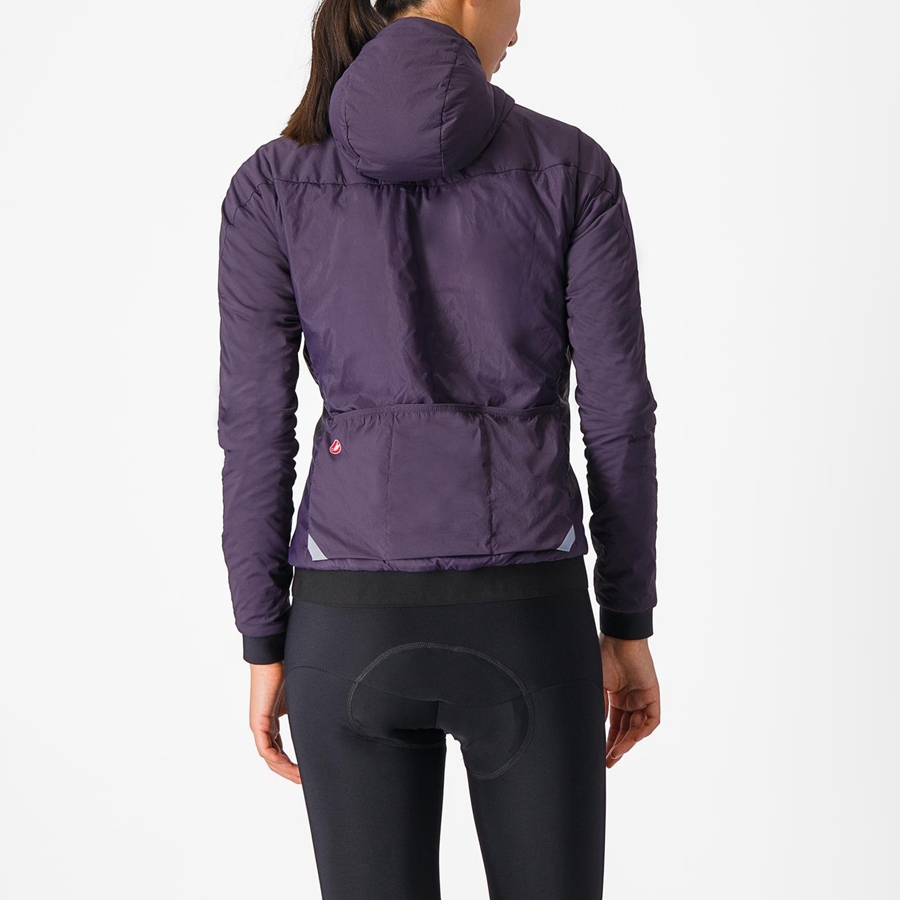 Chamarras Castelli FLY THERMAL W Mujer Morados | 751204-GTU