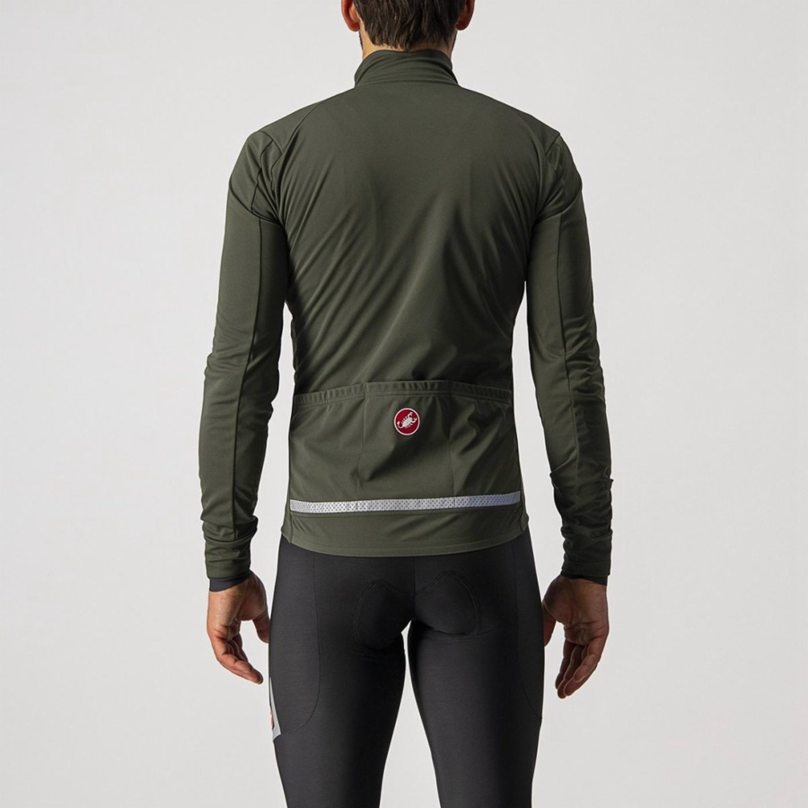 Chamarras Castelli GO Hombre Verdes Rojos | 025891-KBT