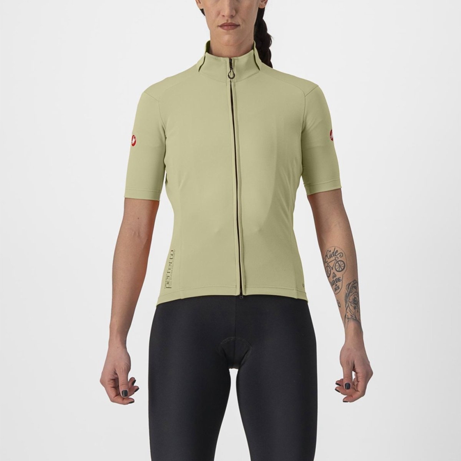 Chamarras Castelli PERFETTO RoS 2W WIND Mujer Verdes | 341897-SGD