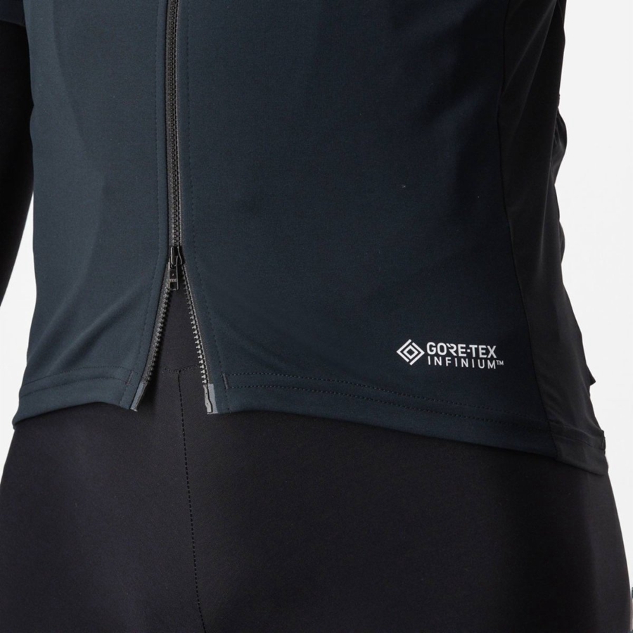 Chamarras Castelli PERFETTO RoS 2 WIND Hombre Negros | 089264-CBG