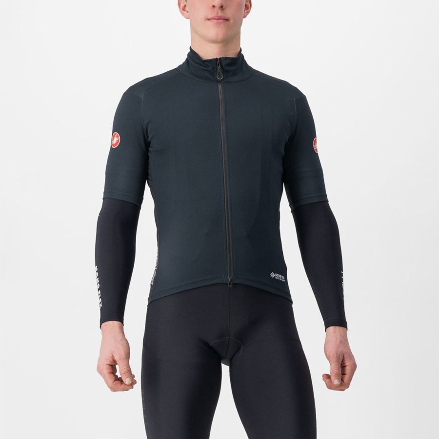 Chamarras Castelli PERFETTO RoS 2 WIND Hombre Negros | 089264-CBG