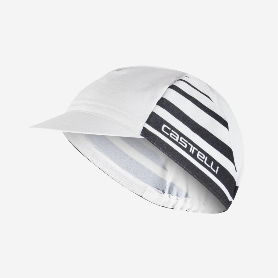 Gorra Castelli CLASSICO Hombre Blancos Negros | 206317-MTX