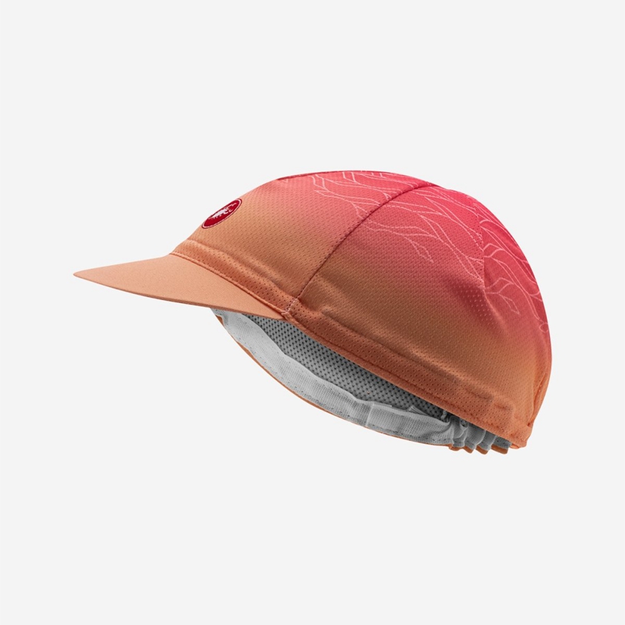 Gorra Castelli CLIMBER\'S 2 Mujer Naranjas | 352174-KMN