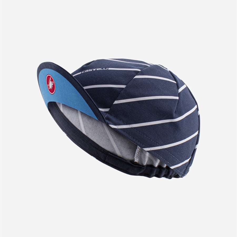 Gorra Castelli SPEED STRADA Hombre Azules | 036918-MWZ