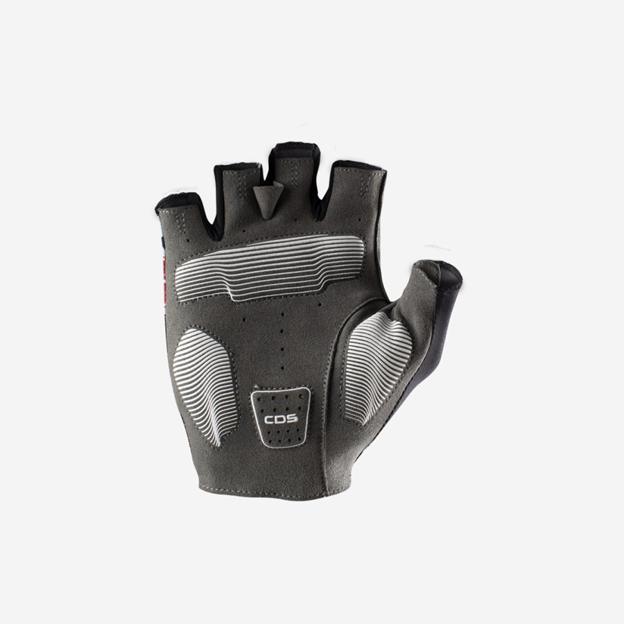 Guantes Castelli COMPETIZIONE 2 Hombre Negros Plateados | 890136-IKG