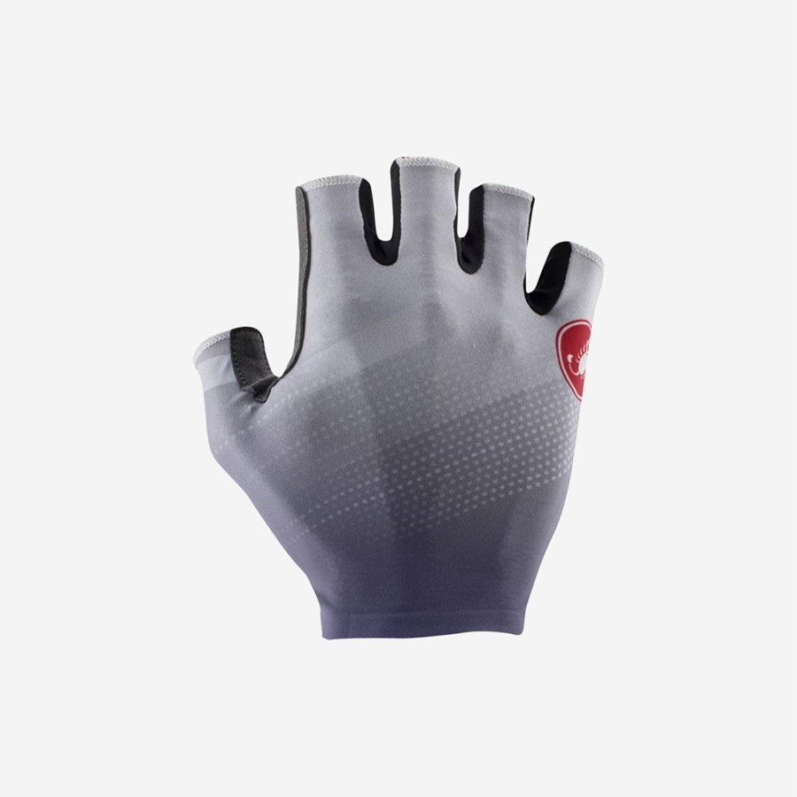 Guantes Castelli COMPETIZIONE 2 Hombre Plateados Grises | 428603-CWO