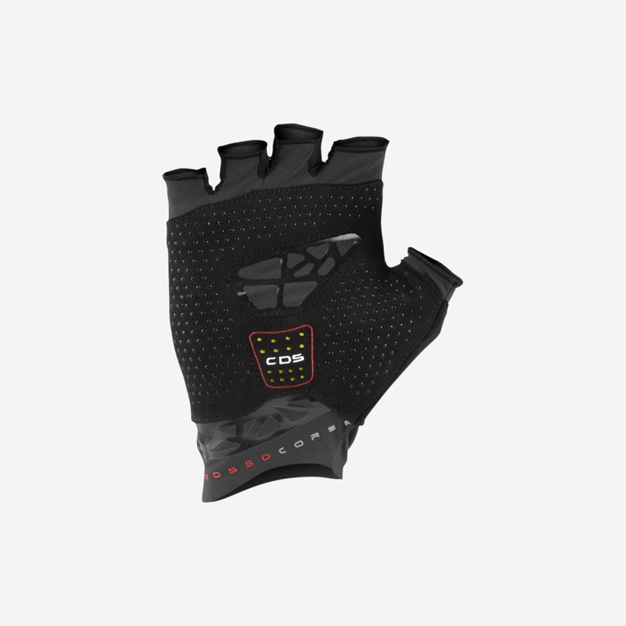 Guantes Castelli ICON RACE Hombre Negros | 630952-MOS