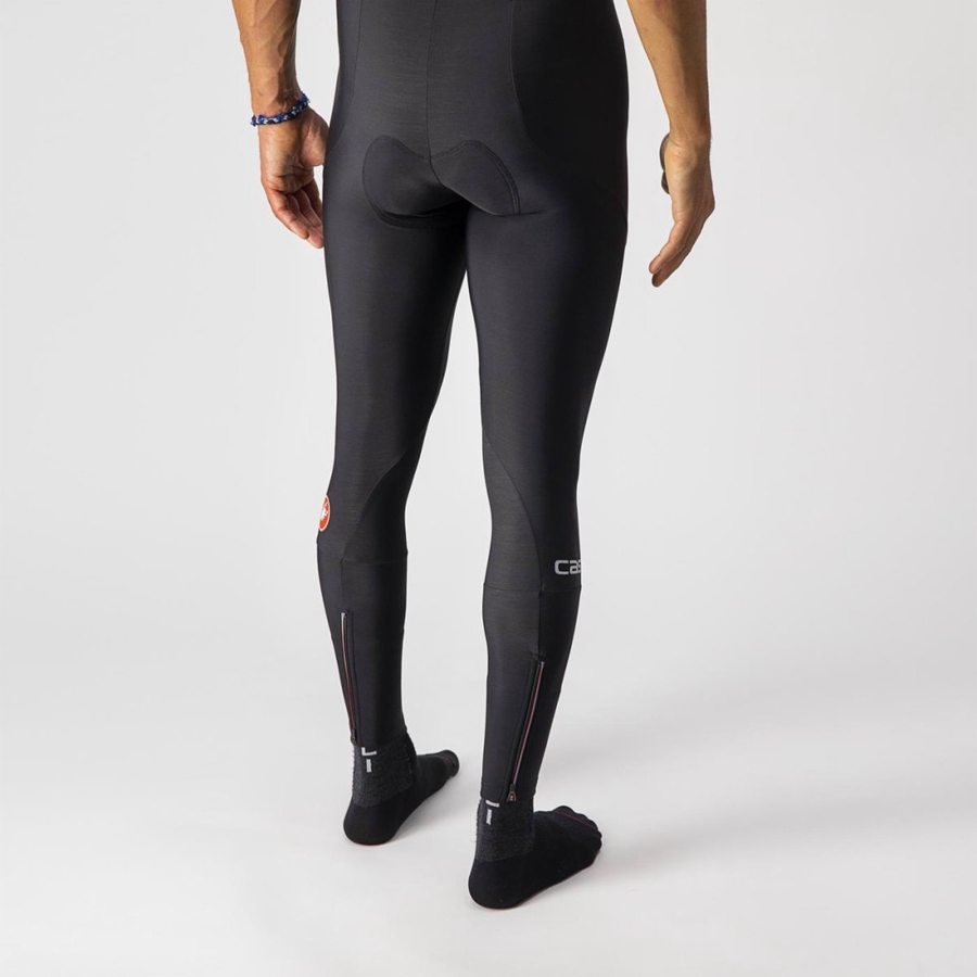 Leggins Castelli ENTRATA Hombre Negros | 107483-ADH