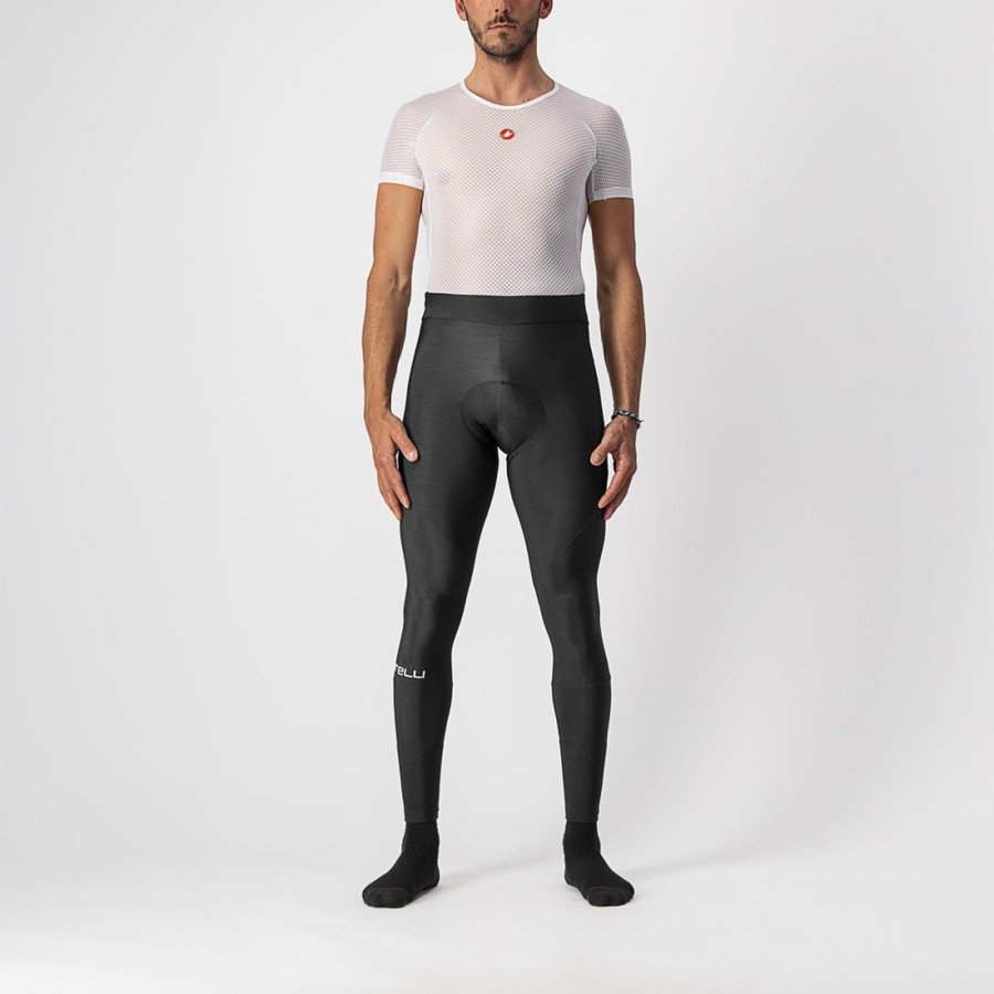 Leggins Castelli ENTRATA Hombre Negros | 107483-ADH