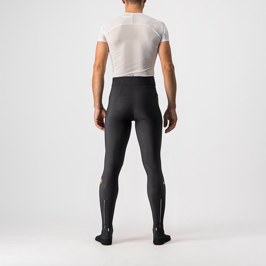 Leggins Castelli ENTRATA NO PAD Hombre Negros | 182674-GPZ