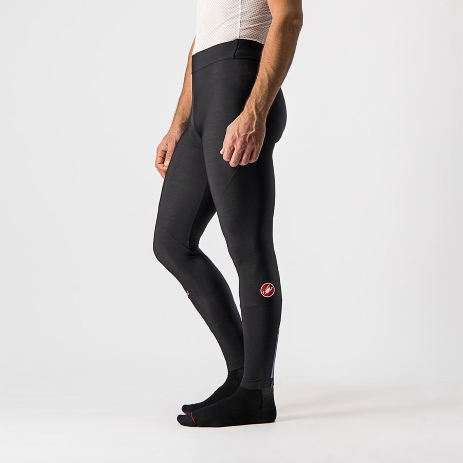 Leggins Castelli ENTRATA NO PAD Hombre Negros | 182674-GPZ