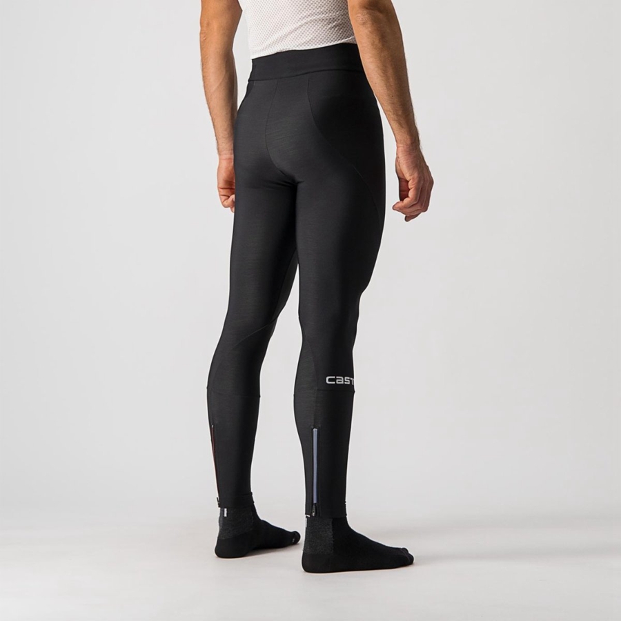 Leggins Castelli ENTRATA NO PAD Hombre Negros | 182674-GPZ