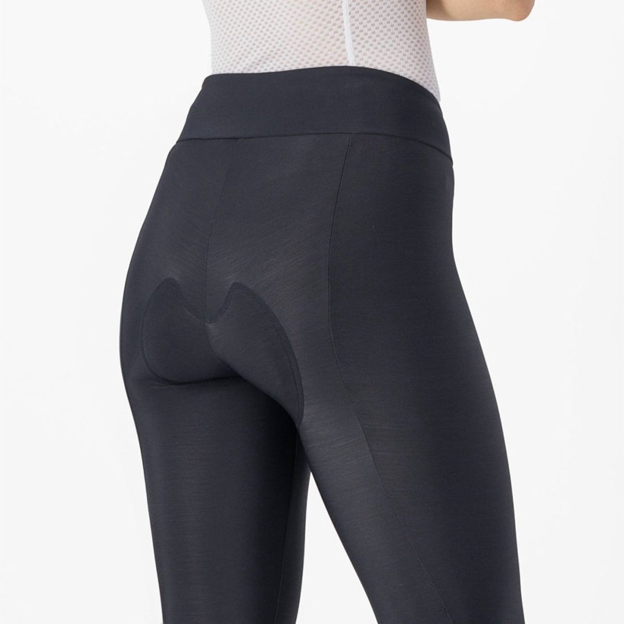 Leggins Castelli ENTRATA W Mujer Negros | 298763-MUQ