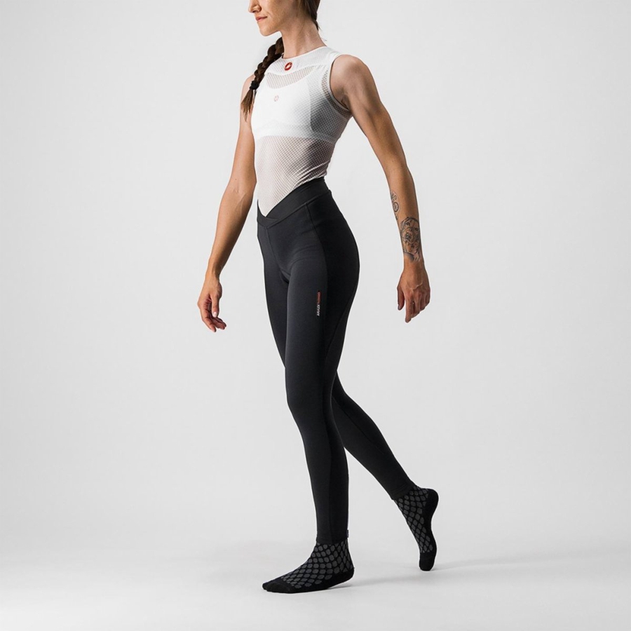 Leggins Castelli MENO WIND W Mujer Negros | 207149-UMI