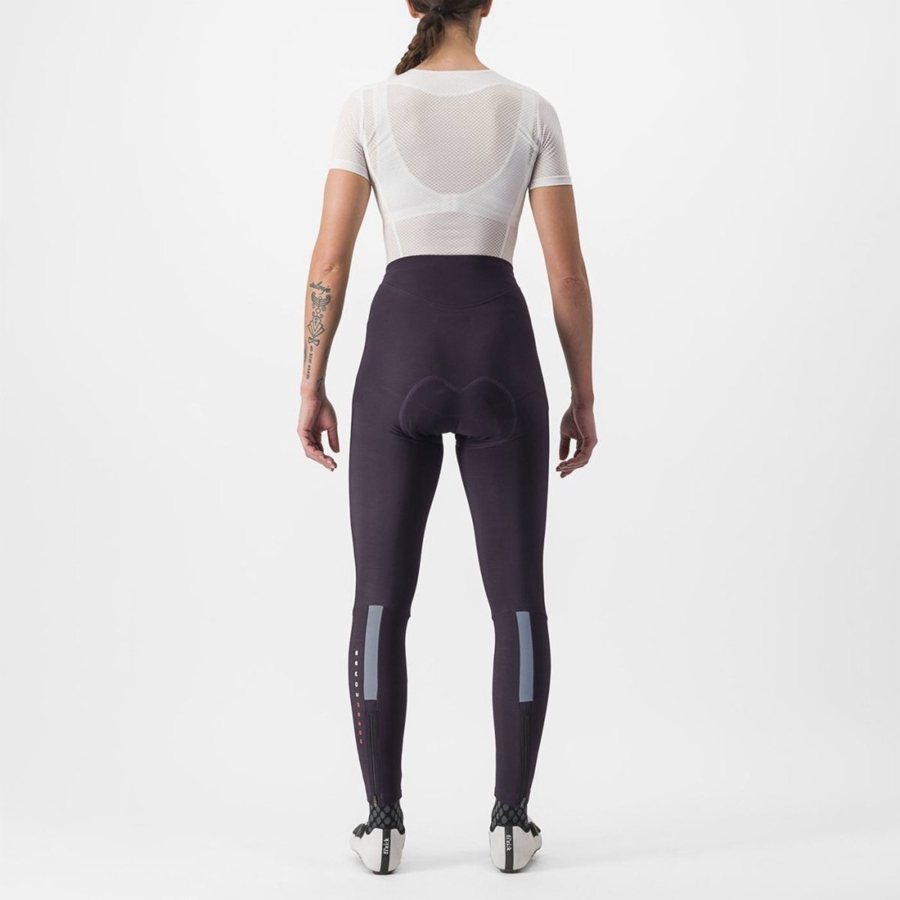 Leggins Castelli SORPASSO RoS W Mujer Plateados | 594320-EMW