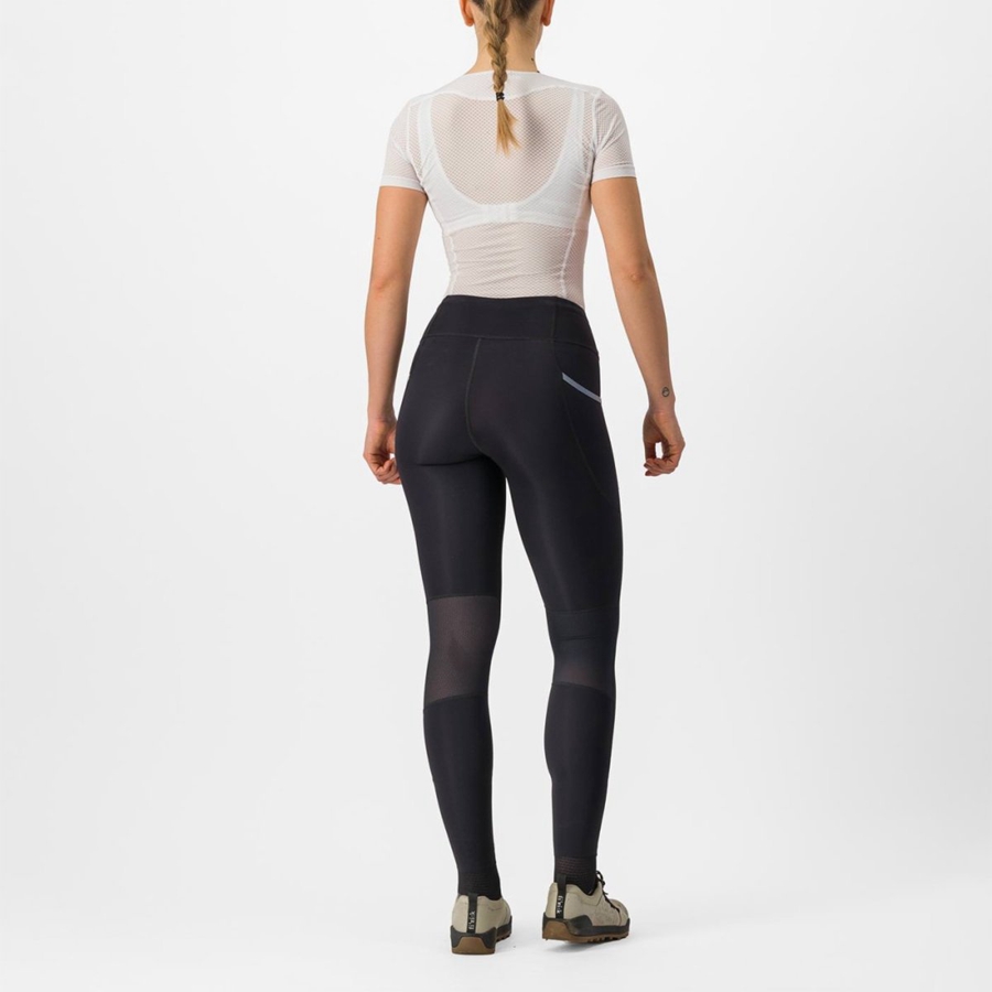 Leggins Castelli UNLIMITED TRAIL W Mujer Negros | 923684-CLW