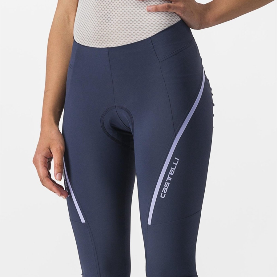 Leggins Castelli VELOCISSIMA 3 KNICKER Mujer Azules Morados Blancos | 180427-TDH