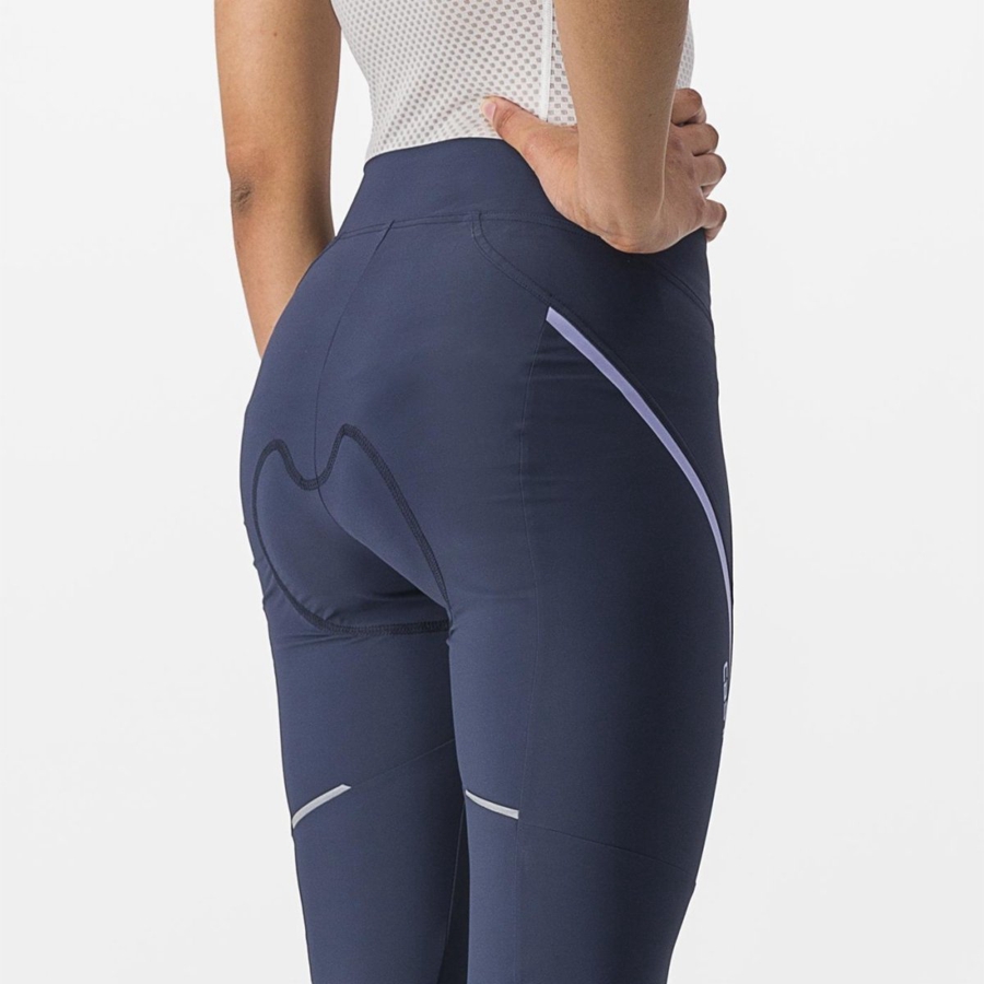 Leggins Castelli VELOCISSIMA 3 KNICKER Mujer Azules Morados Blancos | 180427-TDH