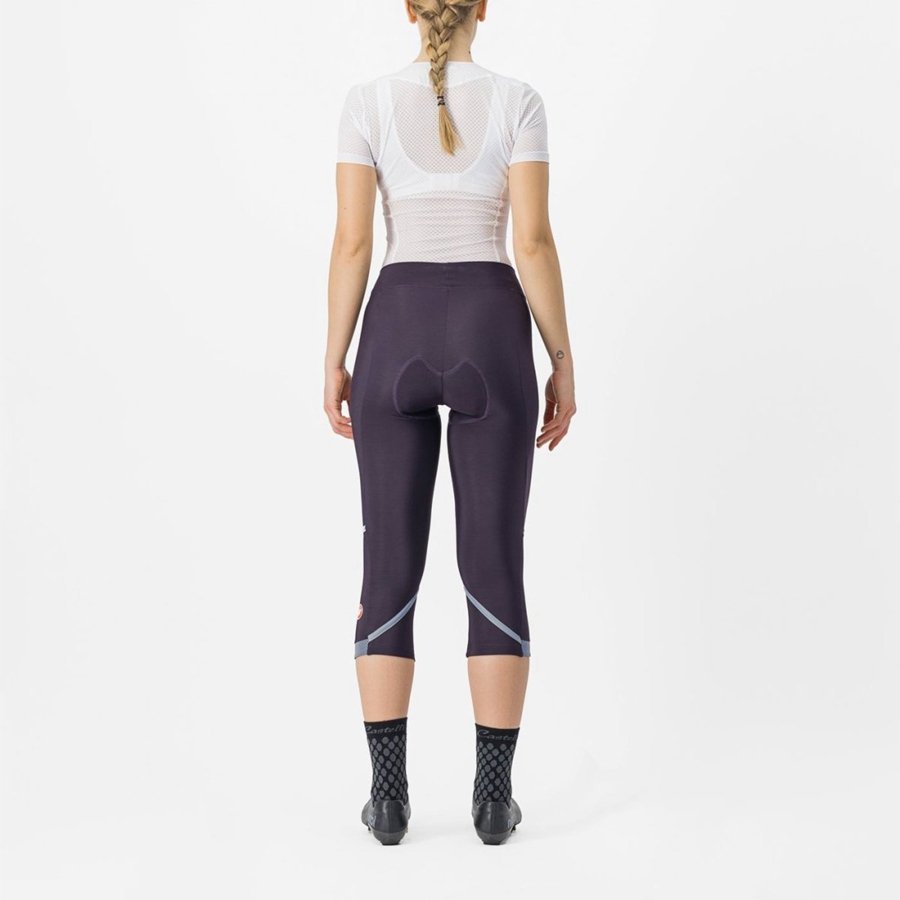 Leggins Castelli VELOCISSIMA THERMAL KNICKER Mujer Plateados | 746980-OWL