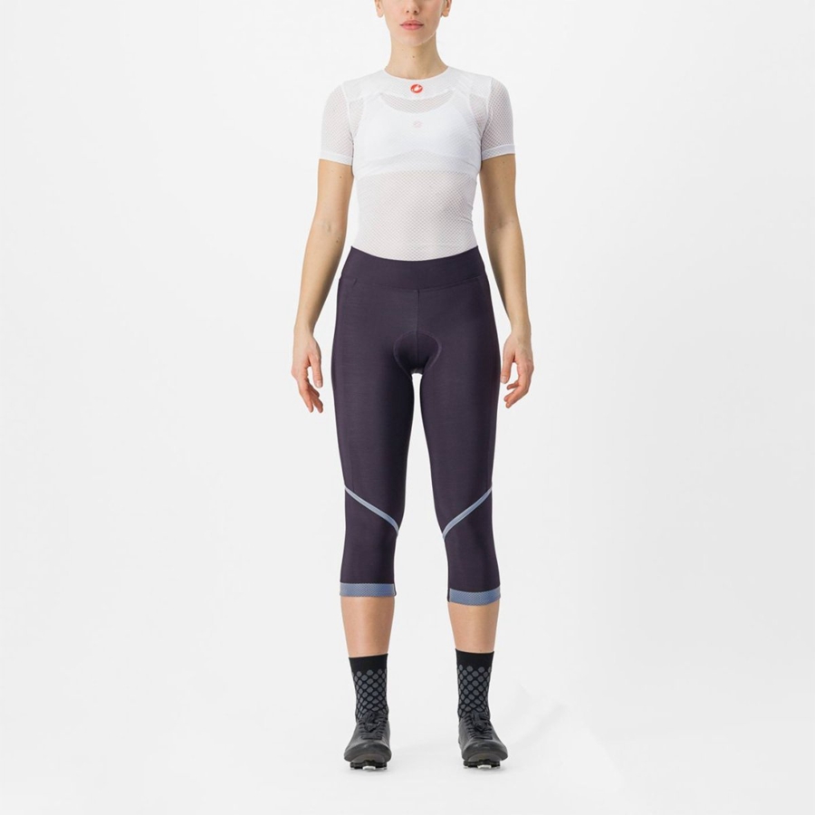 Leggins Castelli VELOCISSIMA THERMAL KNICKER Mujer Plateados | 746980-OWL