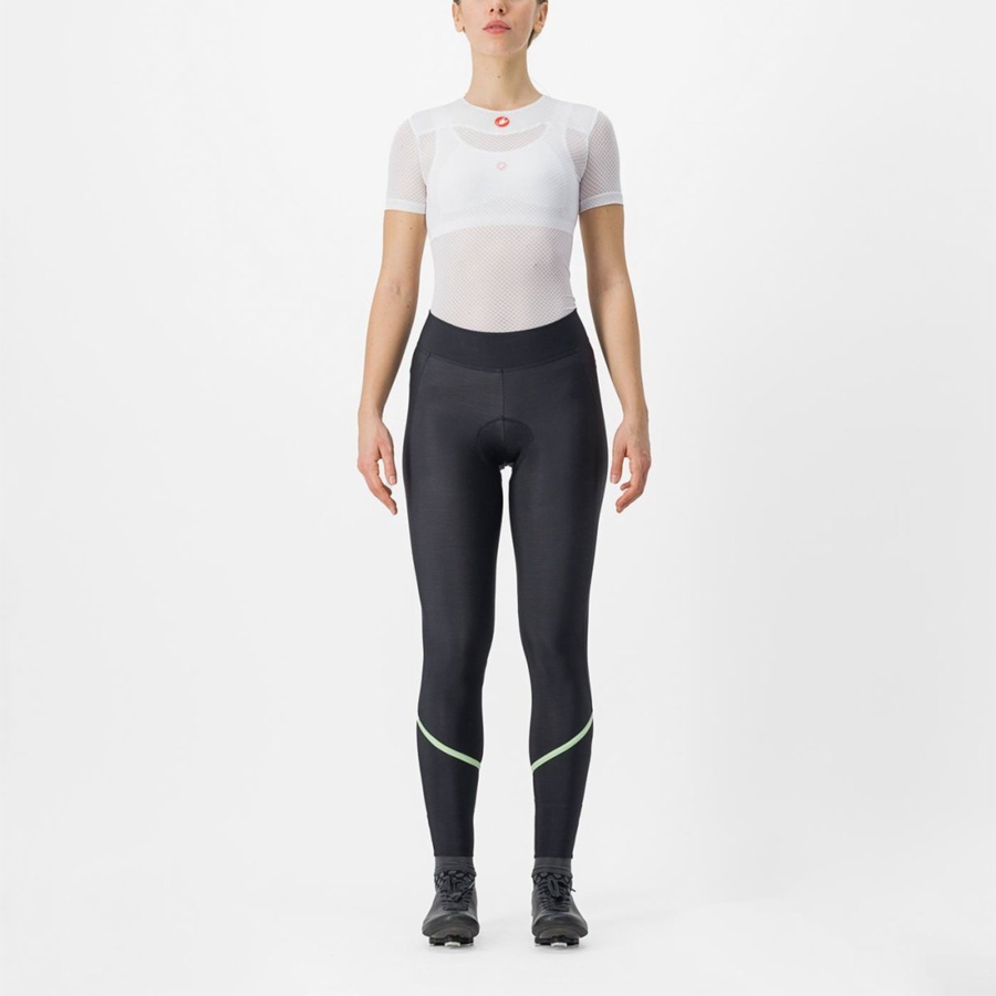 Leggins Castelli VELOCISSIMA THERMAL Mujer Negros Verde Menta Negros | 876139-OPG