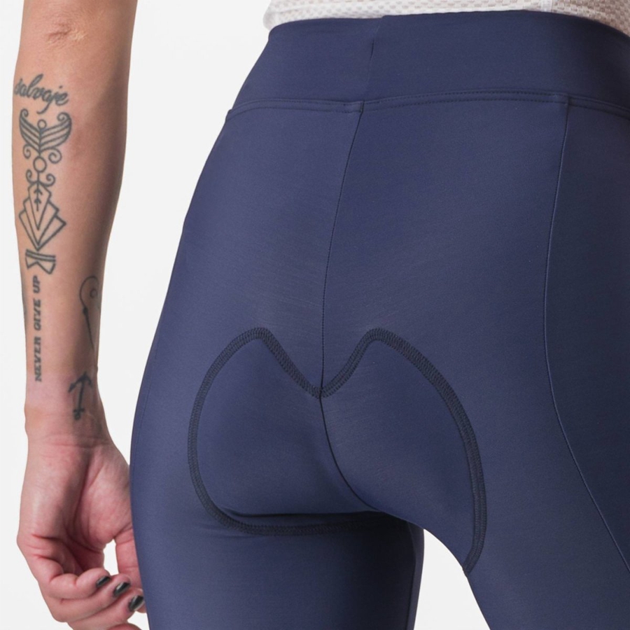 Leggins Castelli VELOCISSIMA THERMAL Mujer Azules Plateados | 254631-WFR