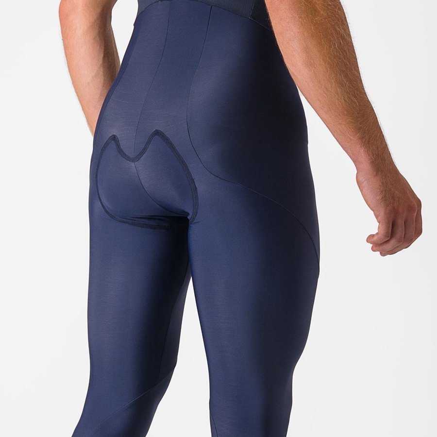 Medias Con Tirantes Castelli ENTRATA Hombre Azules | 250489-NFE