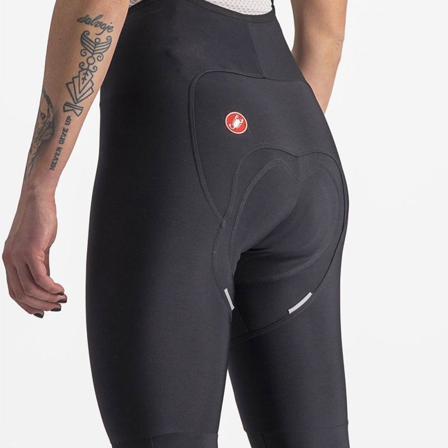 Medias Con Tirantes Castelli FREE AERO RC W DT Mujer Negros | 917805-UWV