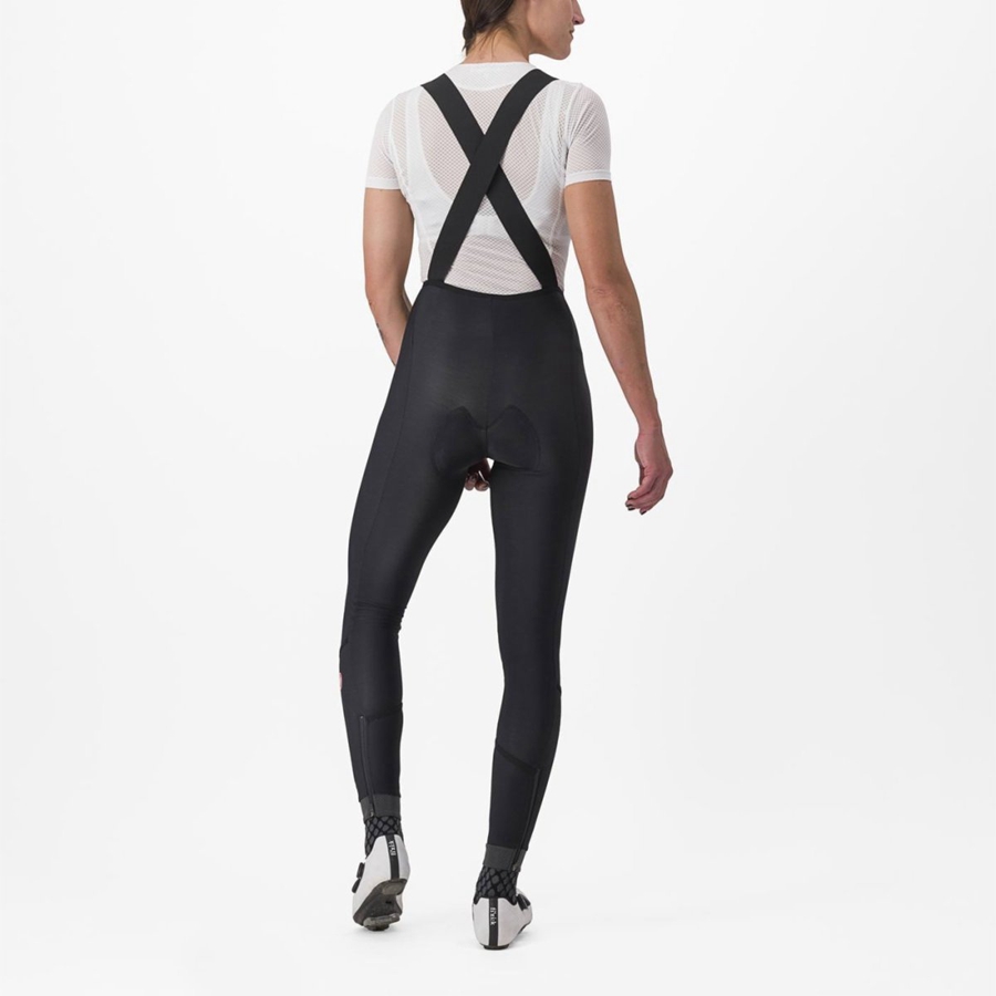 Medias Con Tirantes Castelli VELOCISSIMA DT Mujer Negros Negros | 201378-NIZ