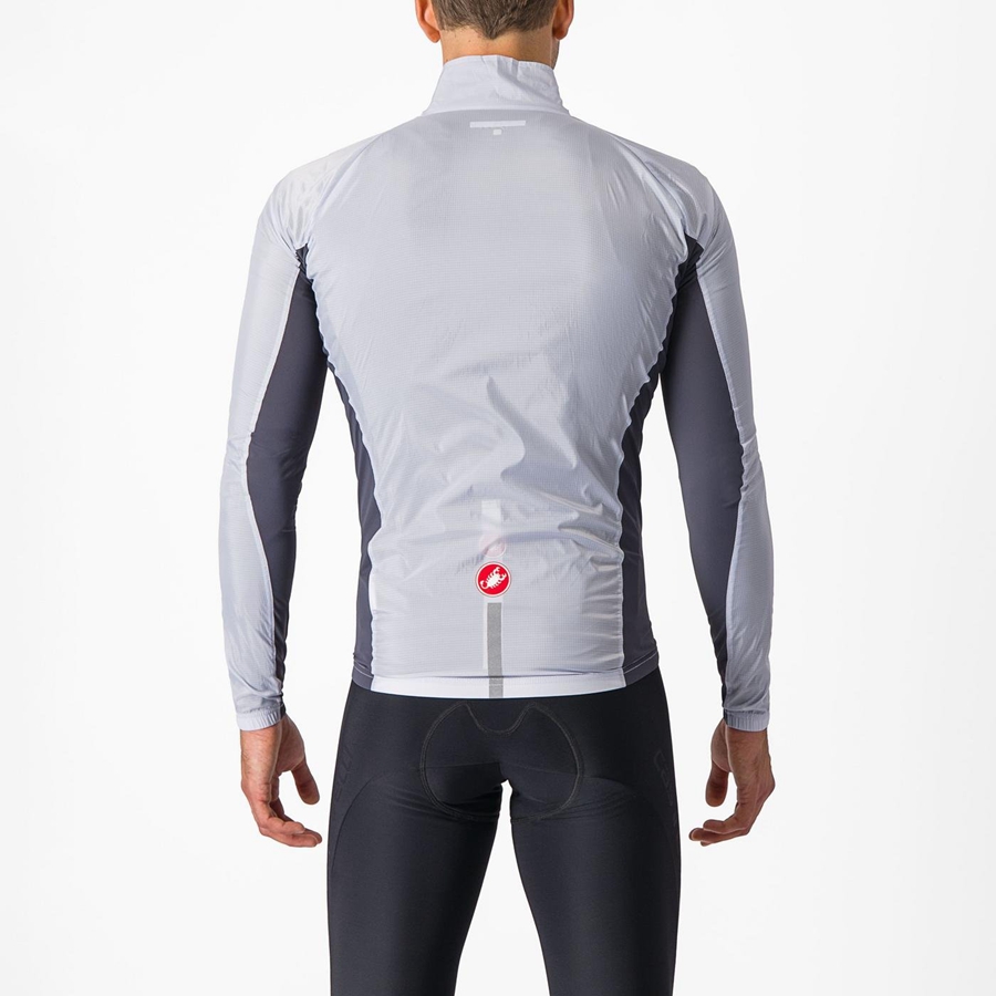 Proteccion Castelli SQUADRA STRETCH Hombre Plateados Grises Grises Oscuro | 270834-CEZ