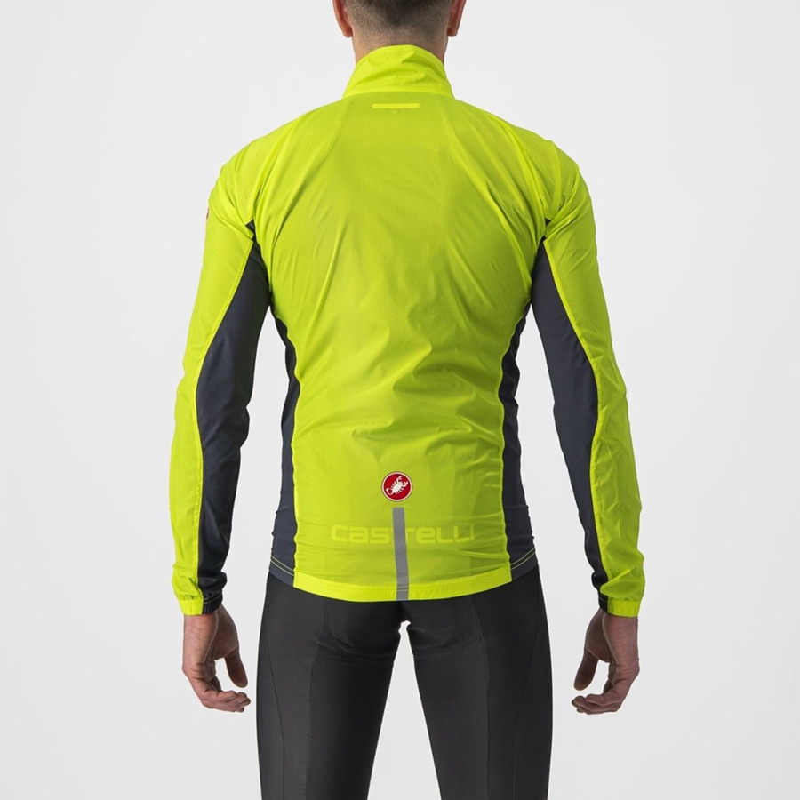 Proteccion Castelli SQUADRA STRETCH Hombre Verdes Claro Grises Oscuro | 765349-ILA