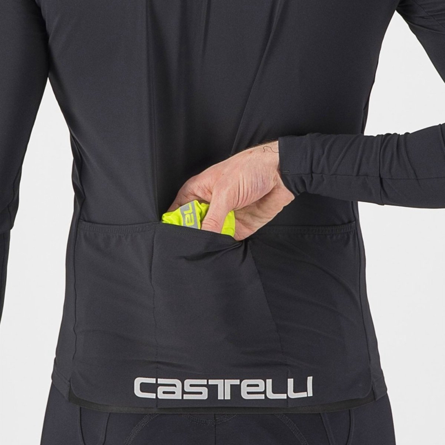 Proteccion Castelli SQUADRA STRETCH Hombre Verdes Claro Grises Oscuro | 765349-ILA