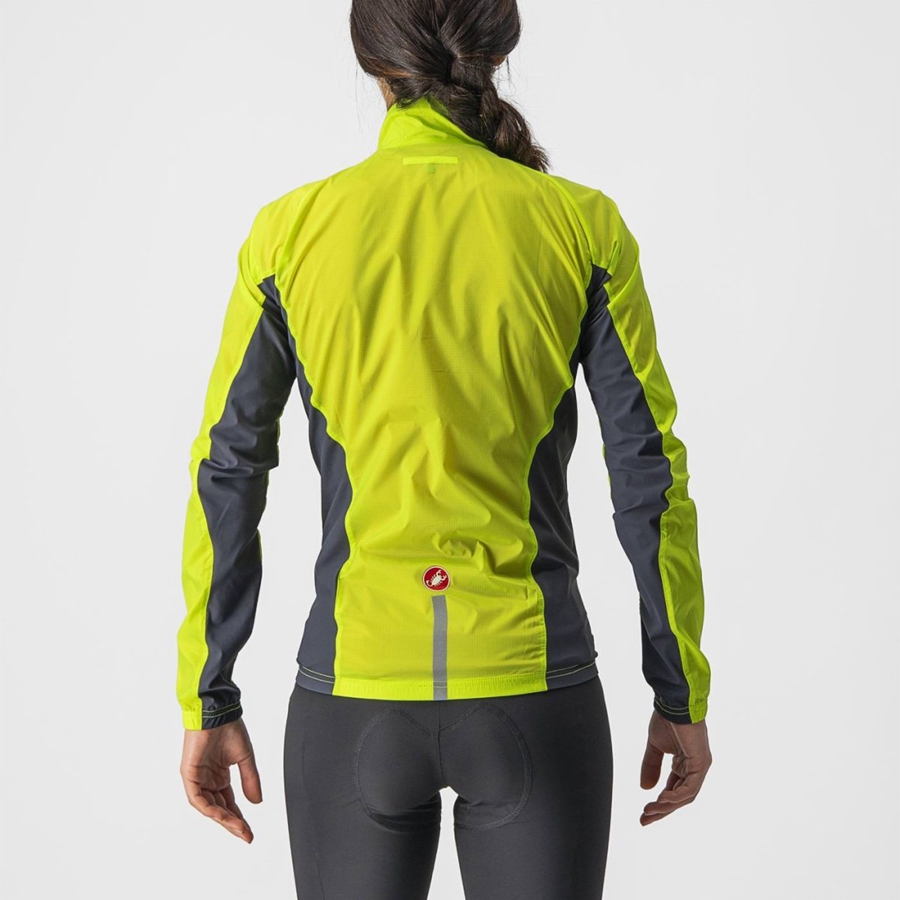 Proteccion Castelli SQUADRA STRETCH W Mujer Verdes Claro Grises Oscuro | 628930-NLS