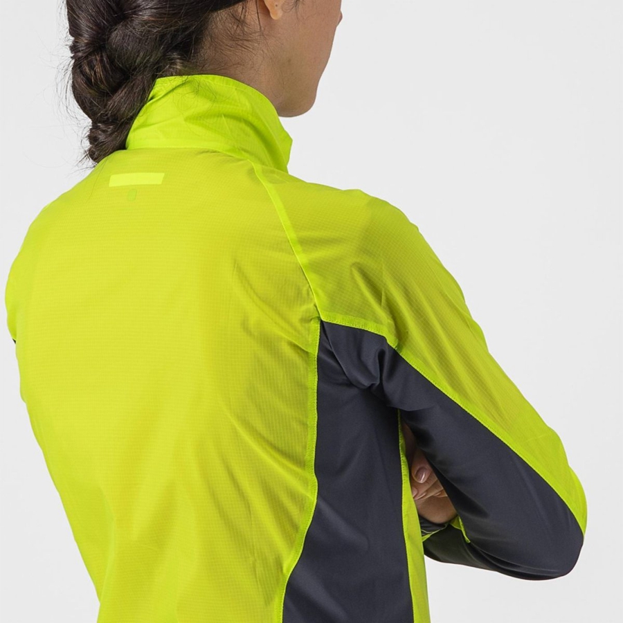 Proteccion Castelli SQUADRA STRETCH W Mujer Verdes Claro Grises Oscuro | 628930-NLS