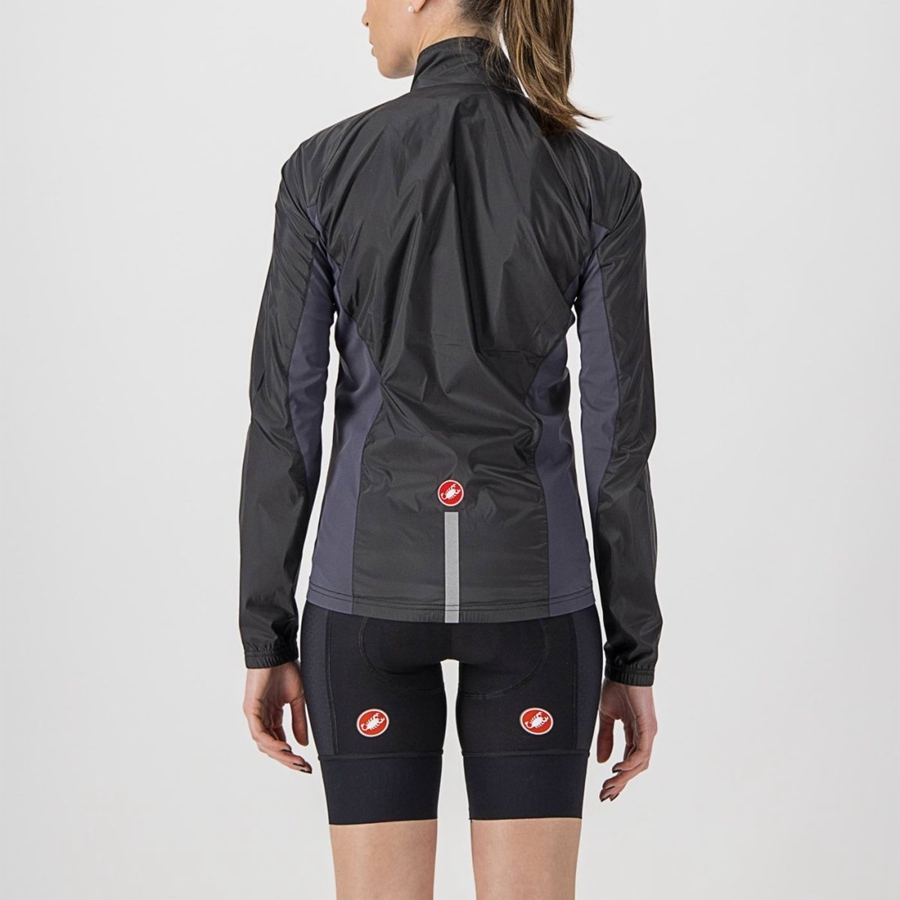 Proteccion Castelli SQUADRA STRETCH W Mujer Negros Grises Oscuro | 685791-KDI