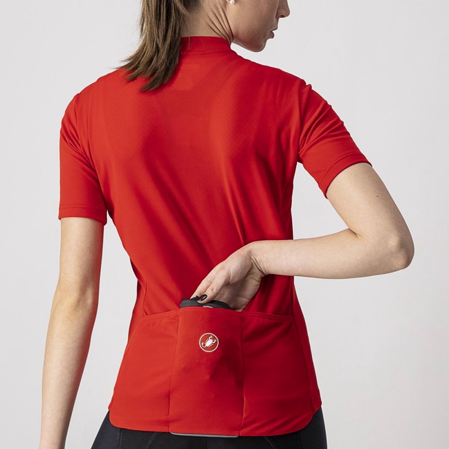 Proteccion Castelli SQUADRA STRETCH W Mujer Negros Grises Oscuro | 685791-KDI