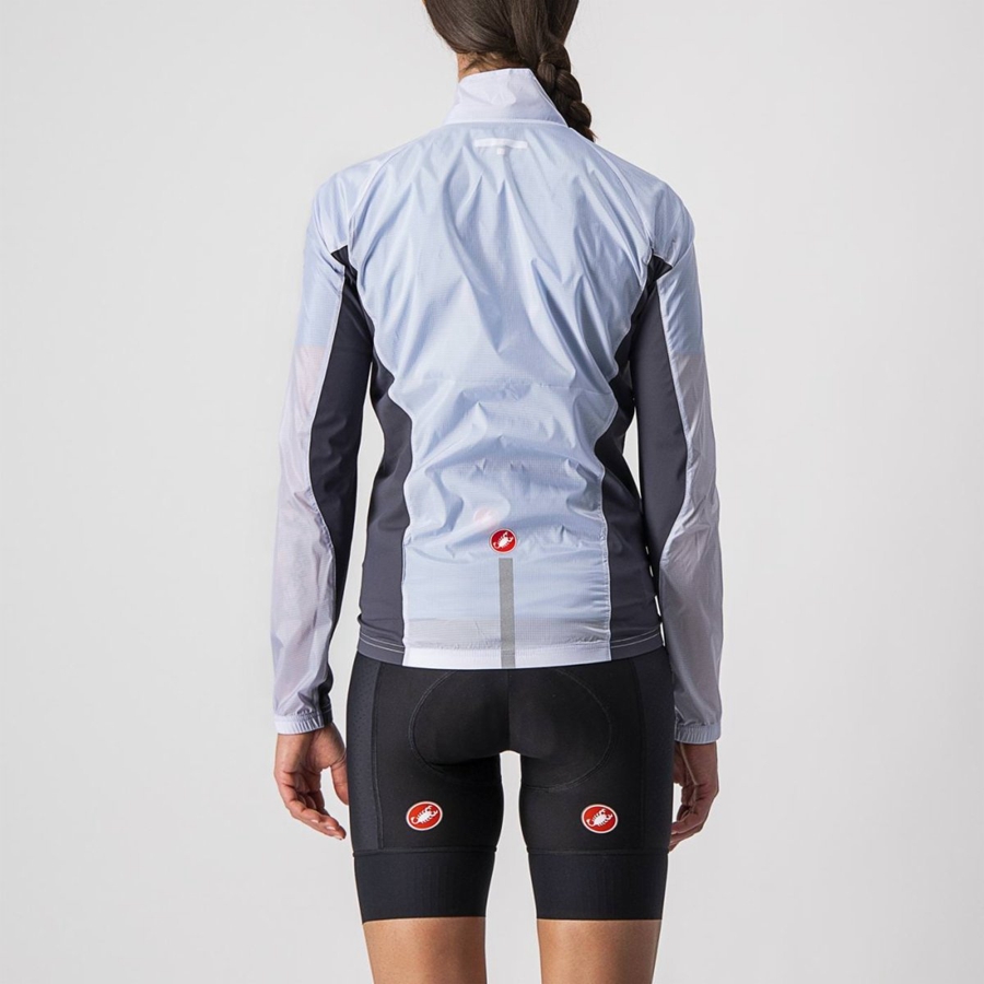 Proteccion Castelli SQUADRA STRETCH W Mujer Plateados Grises Grises Oscuro | 934826-CRH