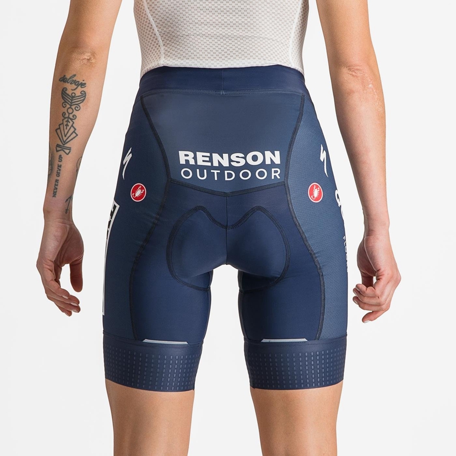 Short Castelli COMPETIZIONE W Mujer Azules Blancos | 268903-YFM