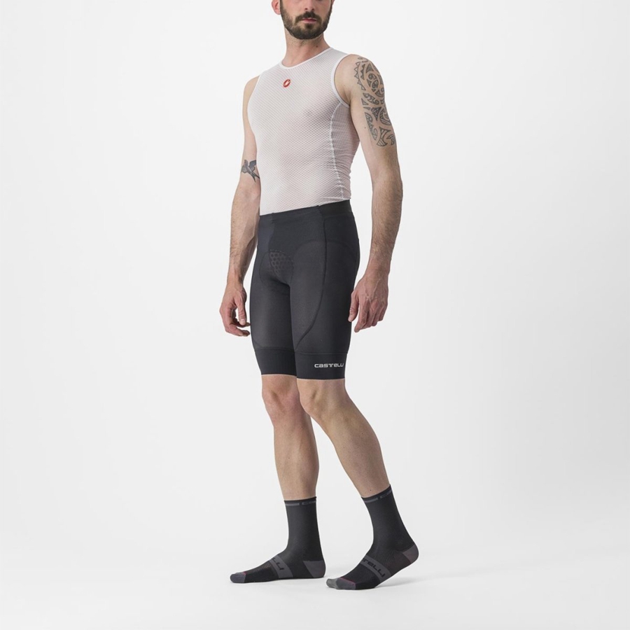 Short Castelli TRAIL LINER Hombre Negros | 513024-YTV