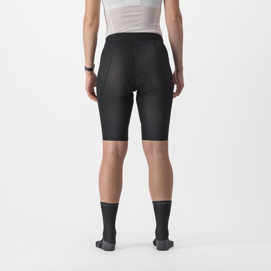 Short Castelli TRAIL W LINER Mujer Negros | 826193-DFP