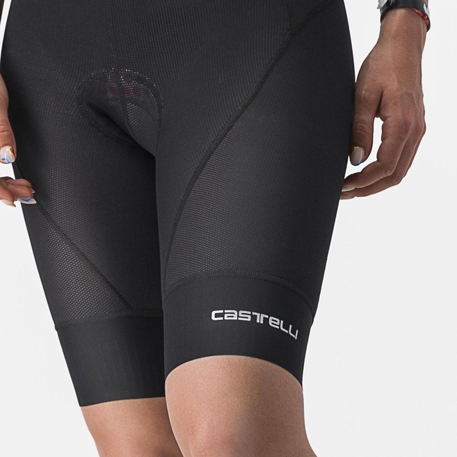 Short Castelli TRAIL W LINER Mujer Negros | 826193-DFP