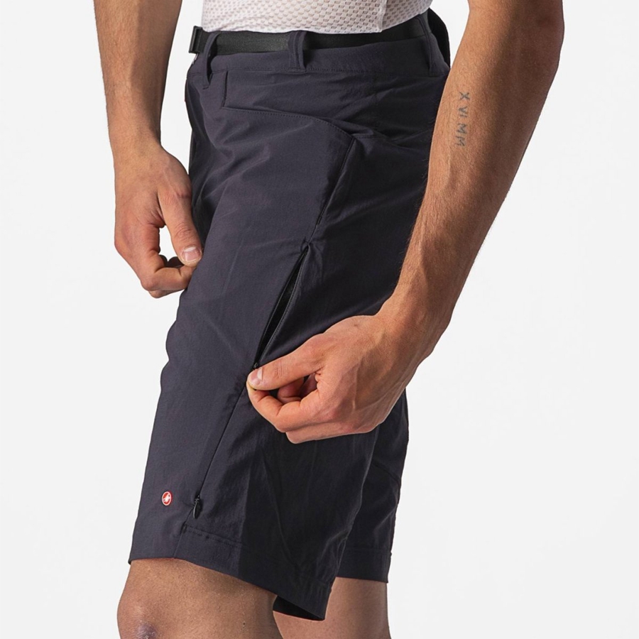 Short Castelli UNLIMITED TRAILGY Hombre Negros | 498105-CHB