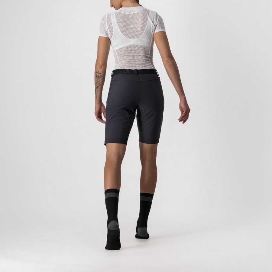 Short Castelli UNLIMITED WGY Mujer Negros | 461523-VAT