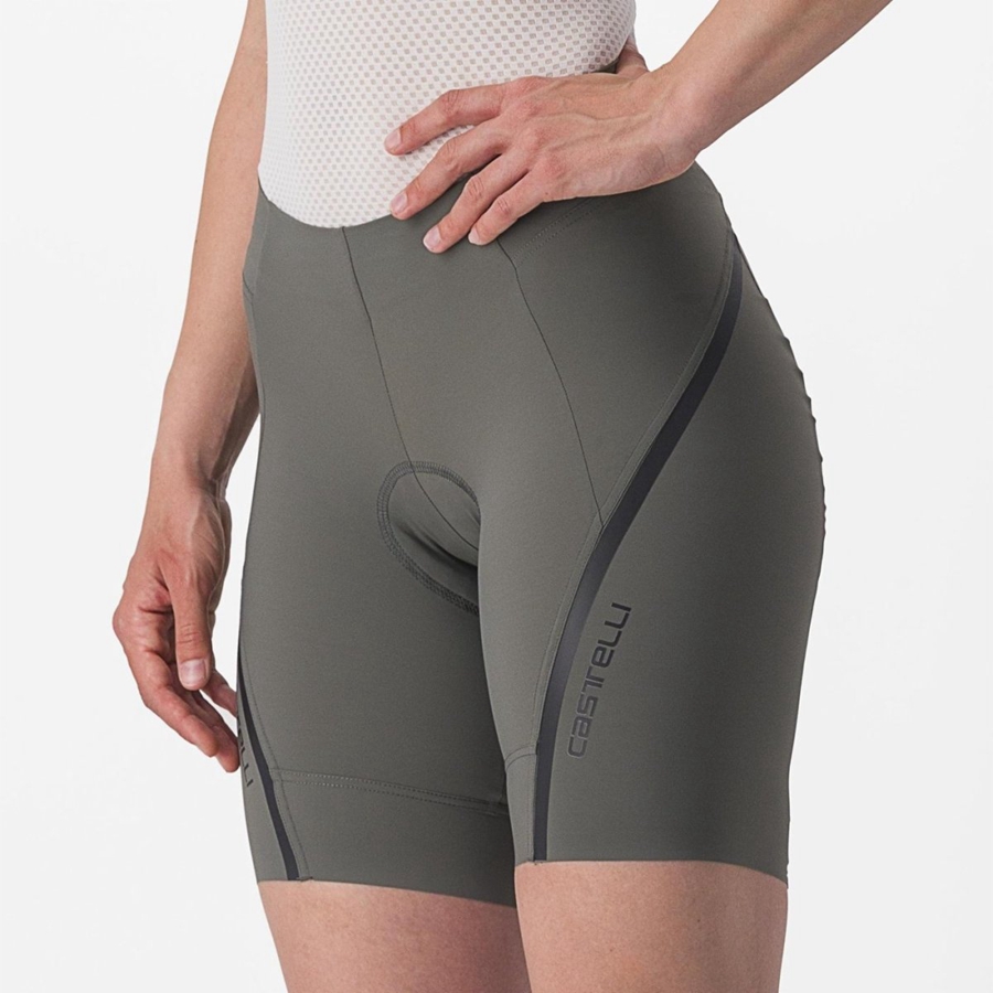 Short Castelli VELOCISSIMA 3 Mujer Grises Grises Oscuro | 713052-QRE