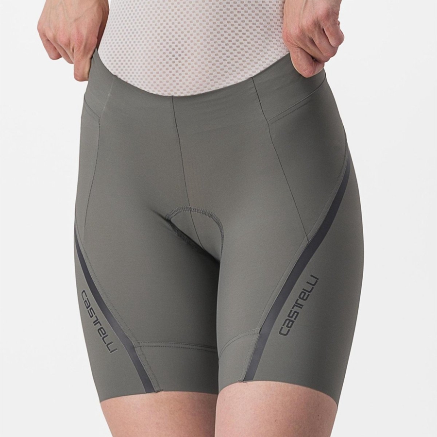 Short Castelli VELOCISSIMA 3 Mujer Grises Grises Oscuro | 713052-QRE