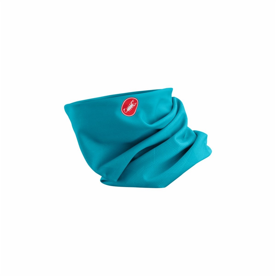 Sombreros Castelli PRO THERMAL W HEADTHINGY Mujer Turquesa Azules | 927160-ZMN